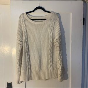 White Knit Sweater